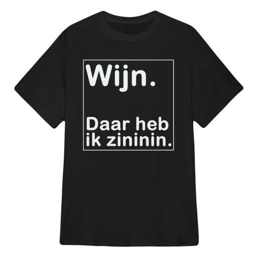 Wijn. Daar heb ik zininin.